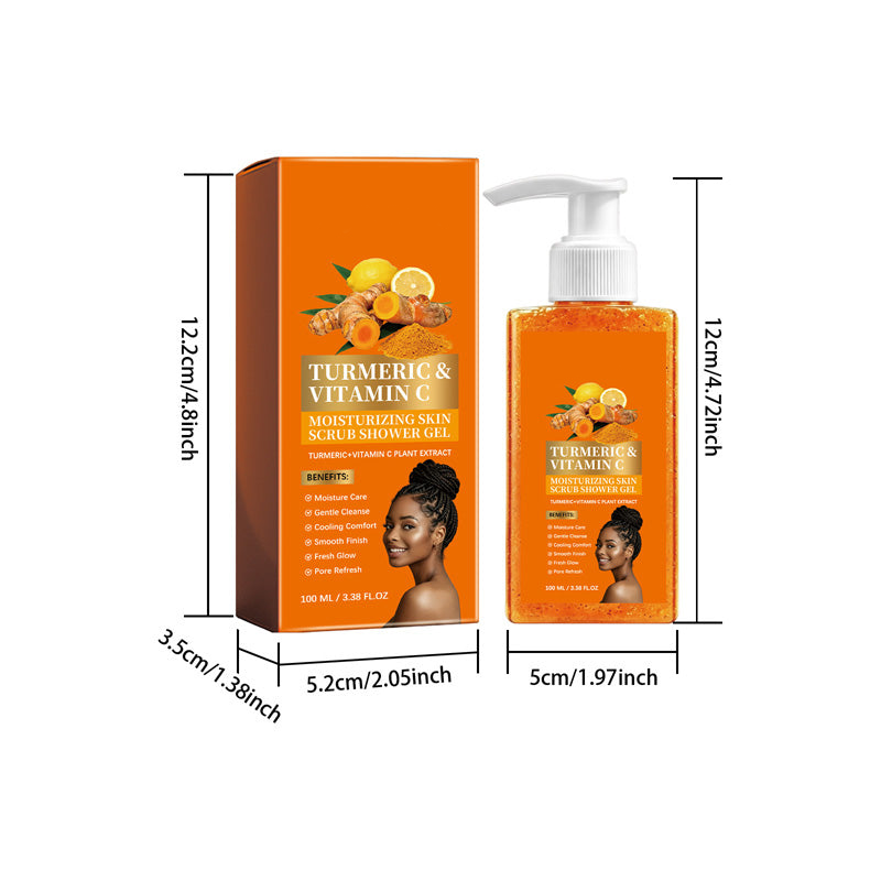 🔥Day Sale 50% OFF|Turmeric Vitamin C Scrub Body Wash
