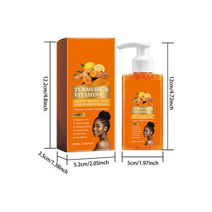 🔥Day Sale 50% OFF|Turmeric Vitamin C Scrub Body Wash