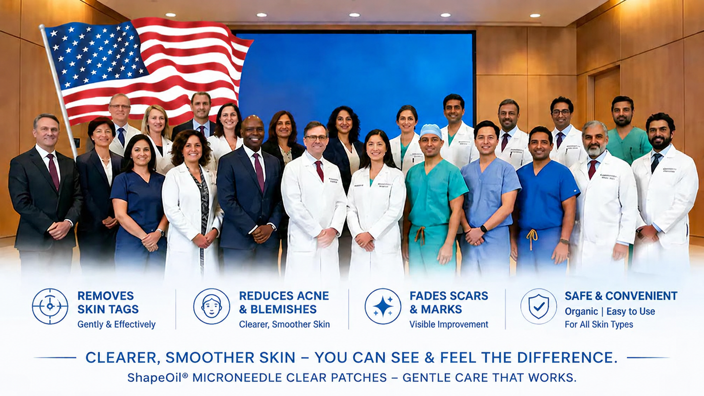 ShapeOil®2-in-1 Microneedle & Hydrocolloid Patch